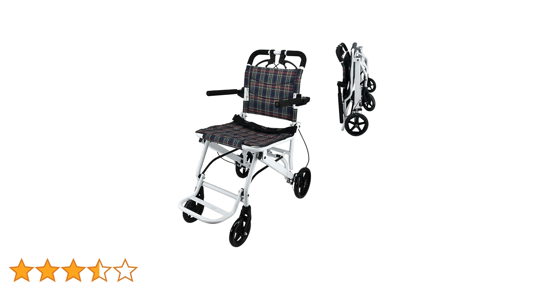 Amazon | RAKU 車椅子 介助型 自立できる ノーパンクタイヤ